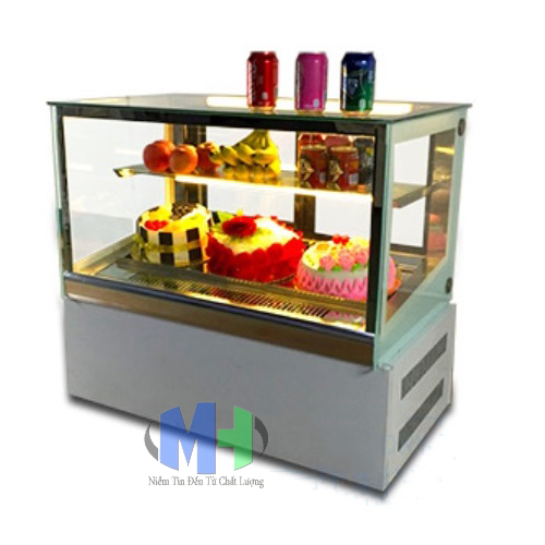 Tủ Bánh Kem 2 Tầng Mini Kính Thẳng (MHTB-A18)